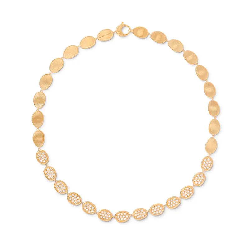 Chic And Stylish Jewelry At Exclusive Prices Lunaria Diamond Pavé Collar Necklace