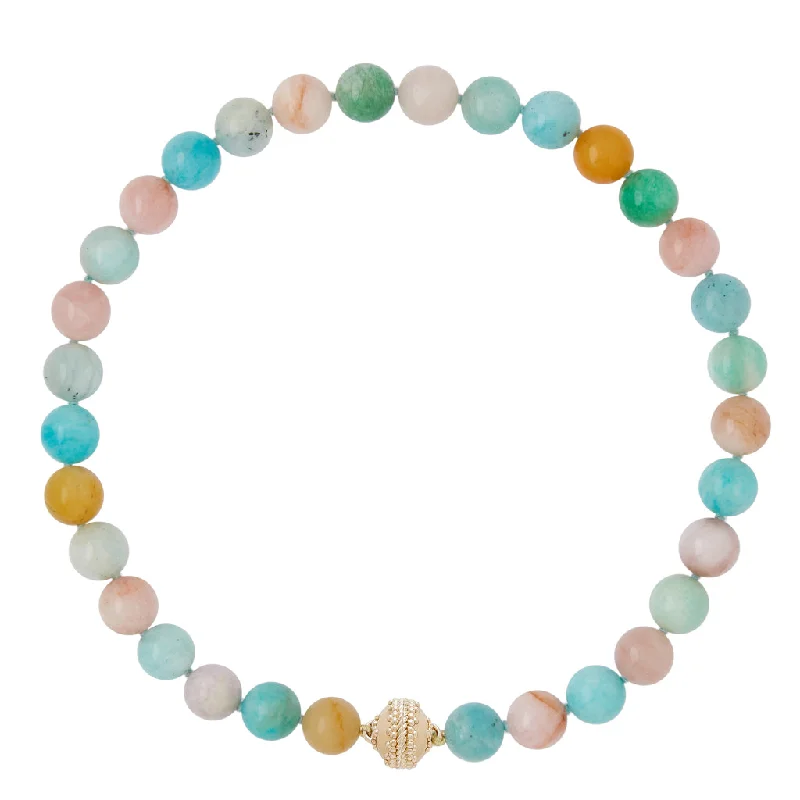 Limited-Time Offer On Elegant Jewelry Pieces Clara Williams Victoire Amazonite, Kunzite & Aquamarine 12mm Necklace Limited-Time Offer On Elegant Jewelry Pieces Clara Williams Victoire Amazonite, Kunzite & Aquamarine 12mm Necklace