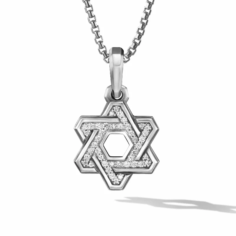 Elevate Your Jewelry Collection With Limited-Time Savings Deco Star of David Pendant in Sterling Silver with Pave Diamonds Elevate Your Jewelry Collection With Limited-Time Savings Deco Star of David Pendant in Sterling Silver with Pave Diamonds