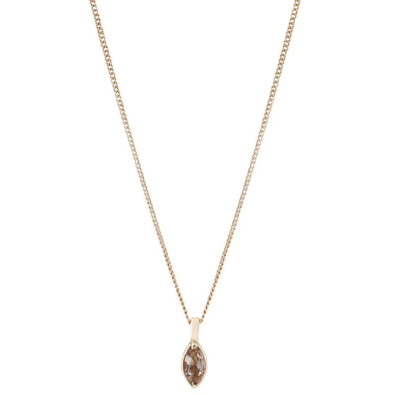 Bestselling Jewelry At Special Promotional Rates Gold Marquise Morganite Necklace