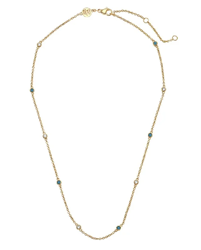 Your Dream Jewelry At Dream Prices Goldbug Turquoise Scattered Sparkle Necklace