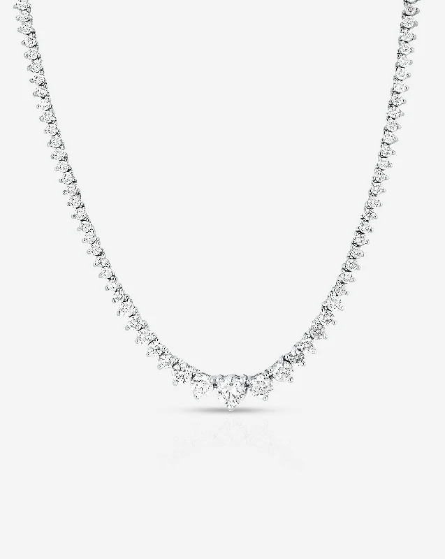 Unique Jewelry Designs Now At Discounted Rates Graduated Diamond Tennis Necklace