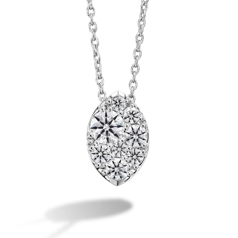 Affordable Luxury Jewelry – Style At A Great Price Hearts On Fire 18K White Gold Tessa Diamond Cluster Pendant with a 18K White Gold Link Necklace (0.30ctw) Affordable Luxury Jewelry – Style At A Great Price Hearts On Fire 18K White Gold Tessa Diamond Cluster Pendant with a 18K White Gold Link Necklace (0.30ctw)