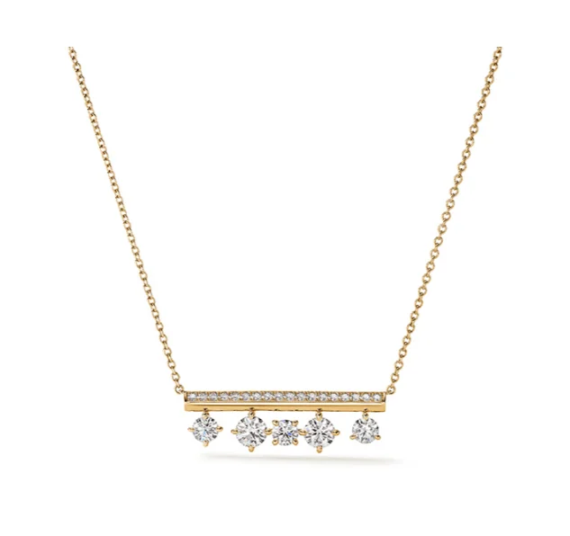 Handcrafted Jewelry Sale – Unique Designs At Low Prices Hearts On Fire 18K Yellow Gold Round Barre Floating Diamond Pave Necklace (1.38ctw) Handcrafted Jewelry Sale – Unique Designs At Low Prices Hearts On Fire 18K Yellow Gold Round Barre Floating Diamond Pave Necklace (1.38ctw)