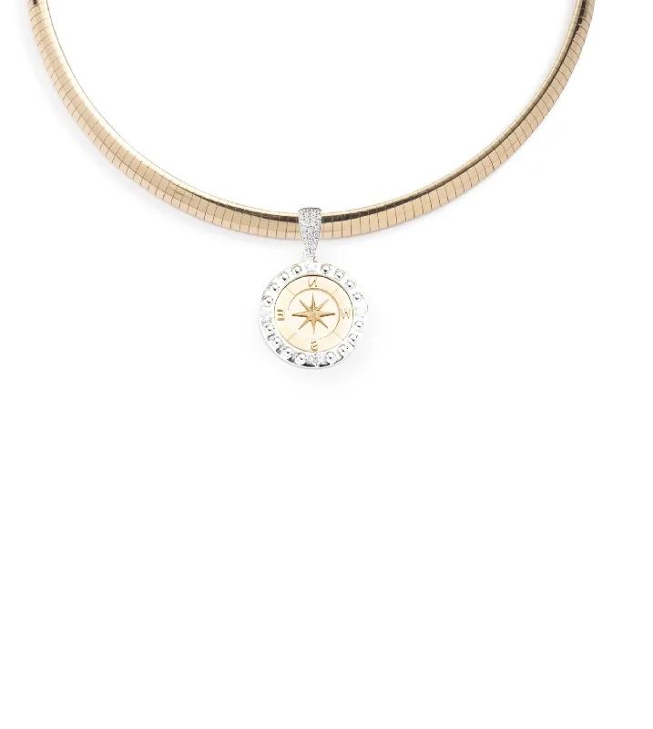Last Chance To Grab Your Favorite Jewelry At A Discount Internal Compass : Medium Sleek Collar Necklace Last Chance To Grab Your Favorite Jewelry At A Discount Internal Compass : Medium Sleek Collar Necklace