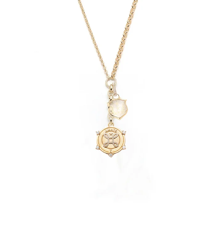 Shop Stylish Jewelry Now And Save Big Love & Dream : Medium Mixed Belcher Extension Chain Necklace Shop Stylish Jewelry Now And Save Big Love & Dream : Medium Mixed Belcher Extension Chain Necklace