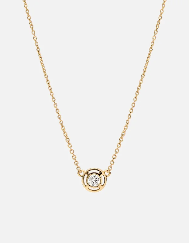 Huge Savings On Timeless Jewelry Collections Luna Necklace, 14K Gold/Diamond