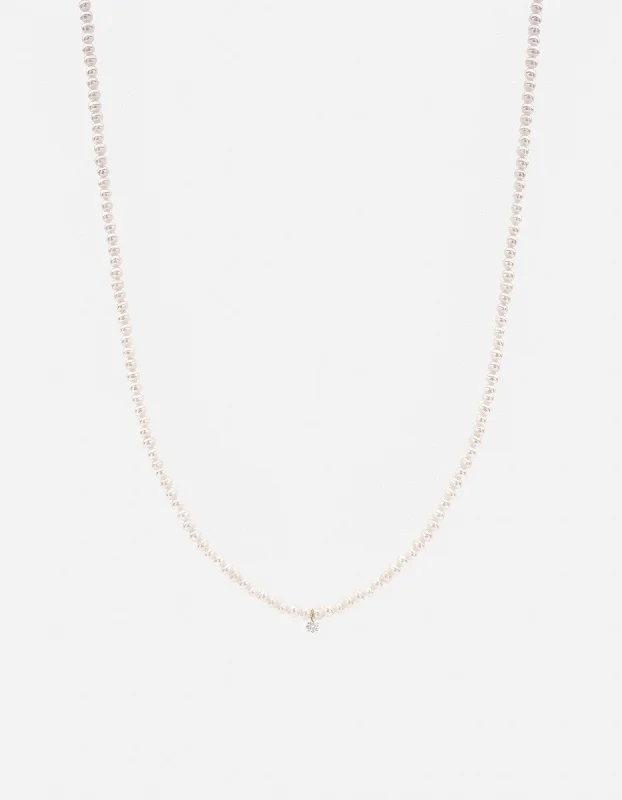 Elegant Designs, Unbeatable Discounts – Shop Jewelry Now Nava Pearl Necklace, 14k Gold Pavé Elegant Designs, Unbeatable Discounts – Shop Jewelry Now Nava Pearl Necklace, 14k Gold Pavé
