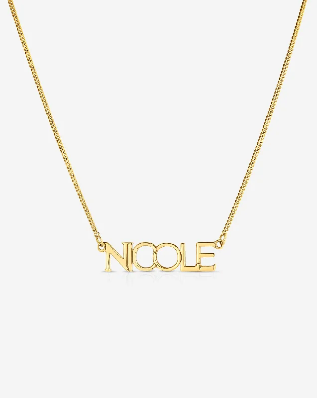 Elegant Jewelry, Exclusive Prices – Shop Now Personalized Block Name Necklace