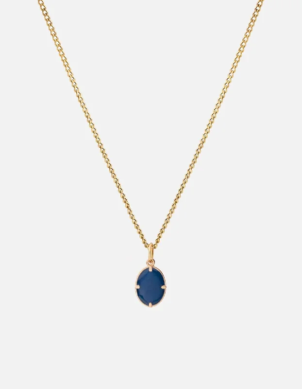 Bestselling Jewelry At Special Promotional Rates Portal Necklace, 14k Gold/Blue