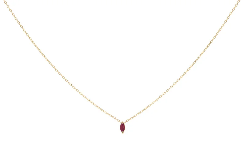 Jewelry Clearance Event – Stock Up Before It's Over Rise Ruby Charm Necklace