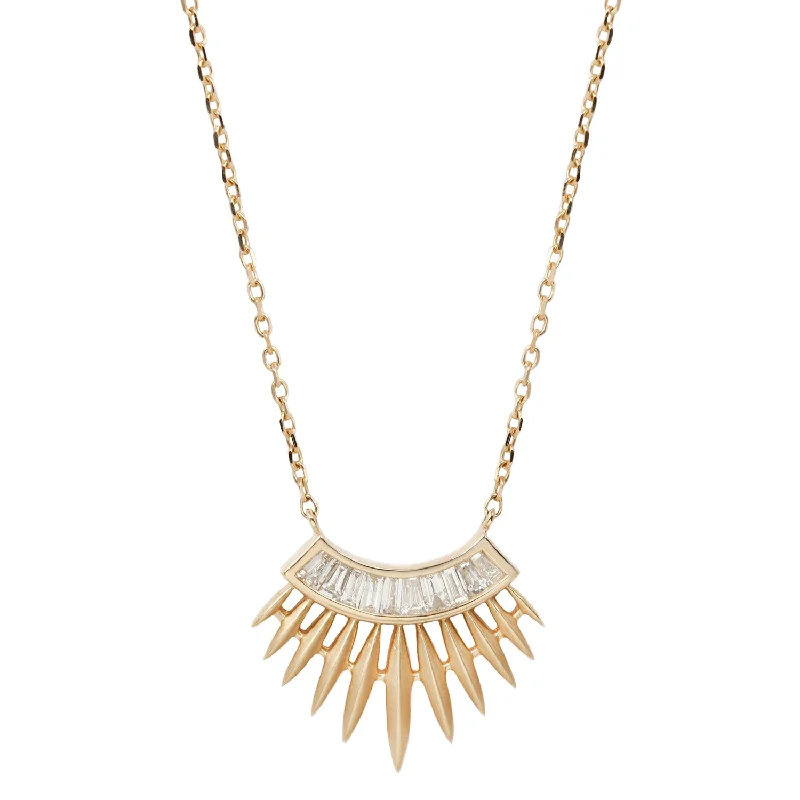 Affordable Luxury Jewelry For Every Occasion Rising Sun Diamond Necklace