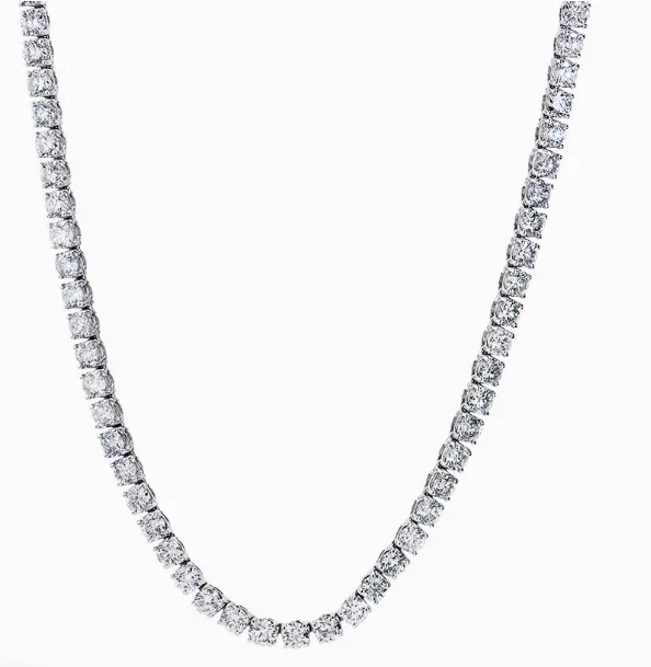 Make Your Outfit Shine With Discounted Jewelry Round Shape Diamond 14K White Gold Riviera Necklace (2.10ctw) Make Your Outfit Shine With Discounted Jewelry Round Shape Diamond 14K White Gold Riviera Necklace (2.10ctw)