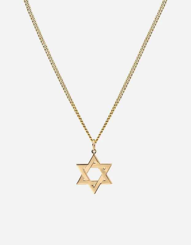 Shop Fine Jewelry With Exclusive Savings Star of David I Necklace, 14k Gold