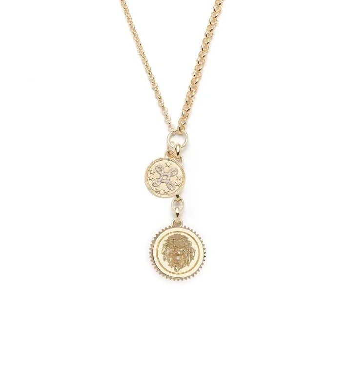 Premium Jewelry Now Available At Special Discounts Strength + Love Story : Medium Mixed Belcher Extension Chain Necklace Premium Jewelry Now Available At Special Discounts Strength + Love Story : Medium Mixed Belcher Extension Chain Necklace