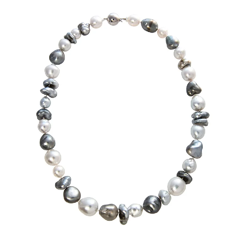 Limited-Time Offer On Elegant Jewelry Pieces Tahitian South Sea Pearl 14K White Gold Ball Clasp Necklace Limited-Time Offer On Elegant Jewelry Pieces Tahitian South Sea Pearl 14K White Gold Ball Clasp Necklace