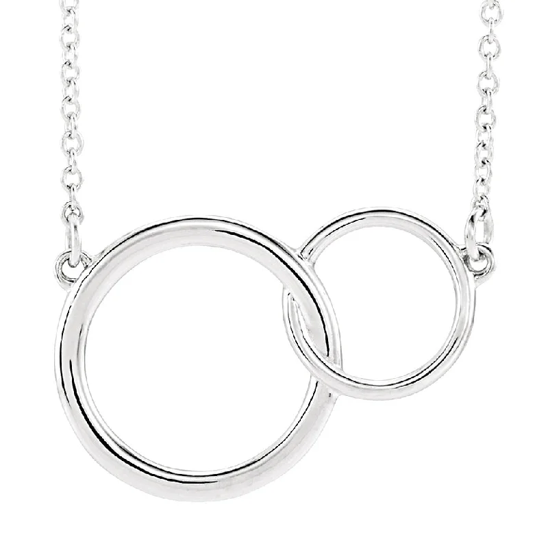 Clearance Sale On High-End Jewelry Collections You + Me Plain Necklace in White Gold Clearance Sale On High-End Jewelry Collections You + Me Plain Necklace in White Gold