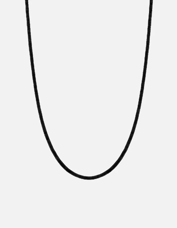 Affordable Luxury Jewelry For Every Occasion Zane Onyx Necklace, Sterling Silver