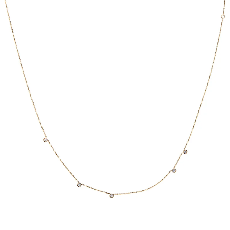 Exclusive Jewelry Offers – Shine For Less Stellar Five Star Assymetric 18K Gold Necklace w. Diamonds Exclusive Jewelry Offers – Shine For Less Stellar Five Star Assymetric 18K Gold Necklace w. Diamonds