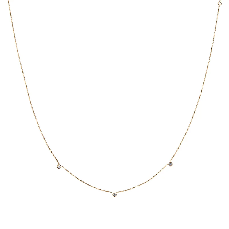 Elegant Jewelry, Exclusive Prices – Shop Now Stellar Three Star 18K Gold Necklace w. Diamonds Elegant Jewelry, Exclusive Prices – Shop Now Stellar Three Star 18K Gold Necklace w. Diamonds
