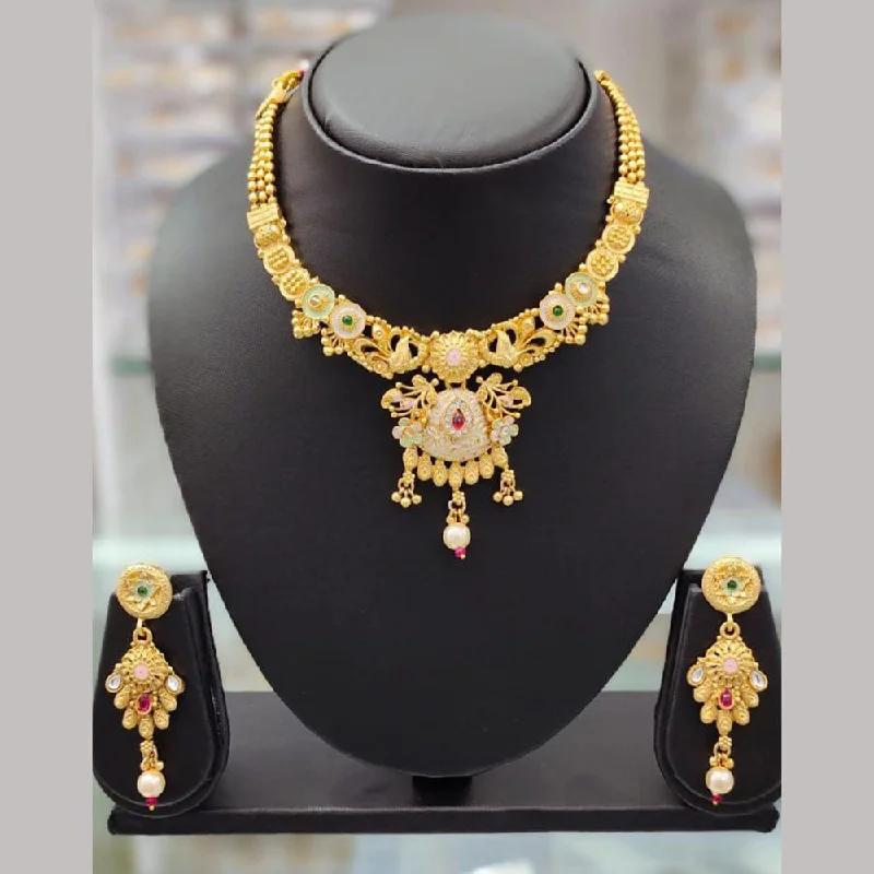 Exclusive Jewelry Discounts – Shop Now For Savings Anjali Jewellery Gold Plated Pota Stone Meenakari Necklace Set Exclusive Jewelry Discounts – Shop Now For Savings Anjali Jewellery Gold Plated Pota Stone Meenakari Necklace Set