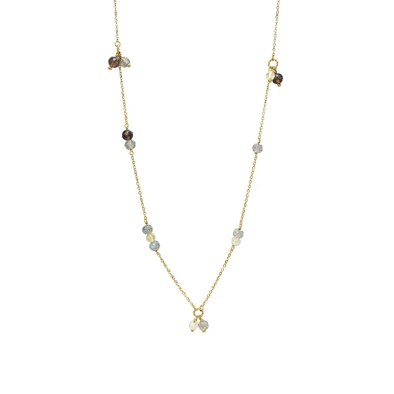 Best Jewelry Sale Prices – Limited-Time Offer 18K Gold Plated Necklace w. Labradorite & Quartz Best Jewelry Sale Prices – Limited-Time Offer 18K Gold Plated Necklace w. Labradorite & Quartz