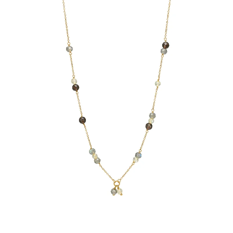 Exclusive Jewelry Sale – Grab Timeless Pieces Now 18K Gold Plated Necklace w. Quartz & Labradorite Exclusive Jewelry Sale – Grab Timeless Pieces Now 18K Gold Plated Necklace w. Quartz & Labradorite