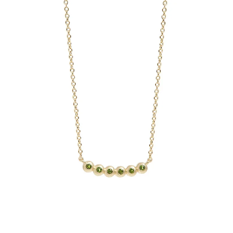 Final Call For Exquisite Jewelry At Reduced Rates My Precious Green Chrome Diopside 10K Gold Necklace Final Call For Exquisite Jewelry At Reduced Rates My Precious Green Chrome Diopside 10K Gold Necklace