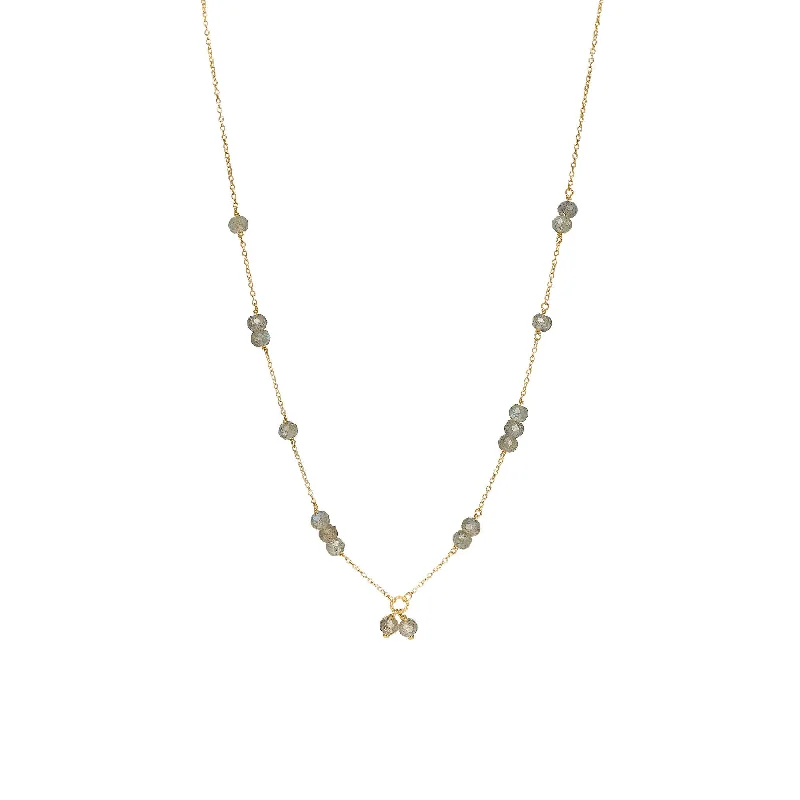 Grab Your Dream Jewelry At The Lowest Prices Unicorn 18K Gold Plated Necklace w. Faceted Labradorite Grab Your Dream Jewelry At The Lowest Prices Unicorn 18K Gold Plated Necklace w. Faceted Labradorite