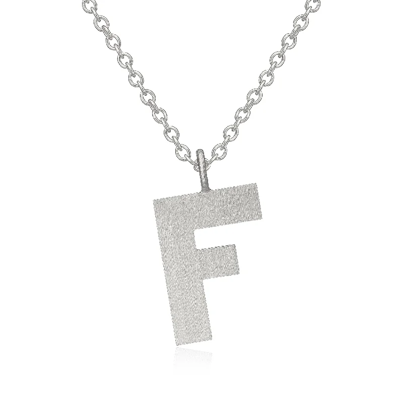 Personalized Jewelry Sale – Unique Pieces At Great Prices Letter F Silver Necklace Personalized Jewelry Sale – Unique Pieces At Great Prices Letter F Silver Necklace