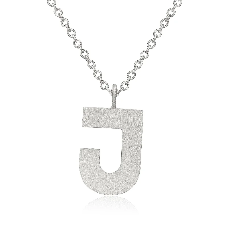 Trending Jewelry Now Available At Exclusive Prices Letter J Silver Necklace