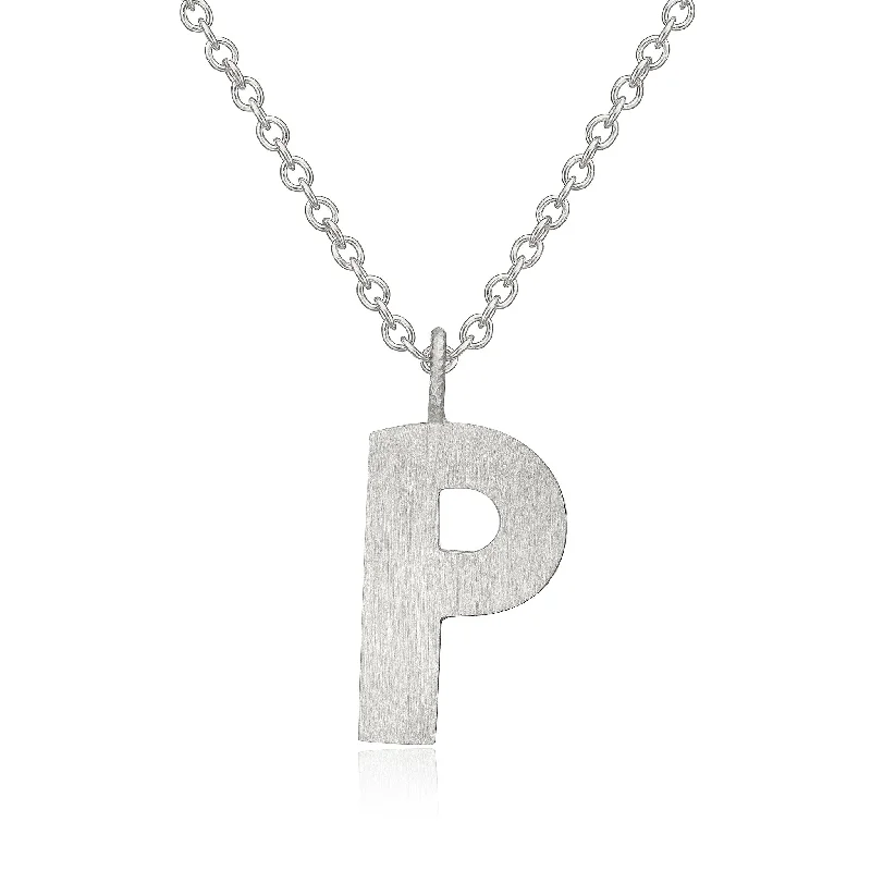 Luxury Jewelry Sale – Elegant Styles At Unbeatable Prices Letter P Silver Necklace