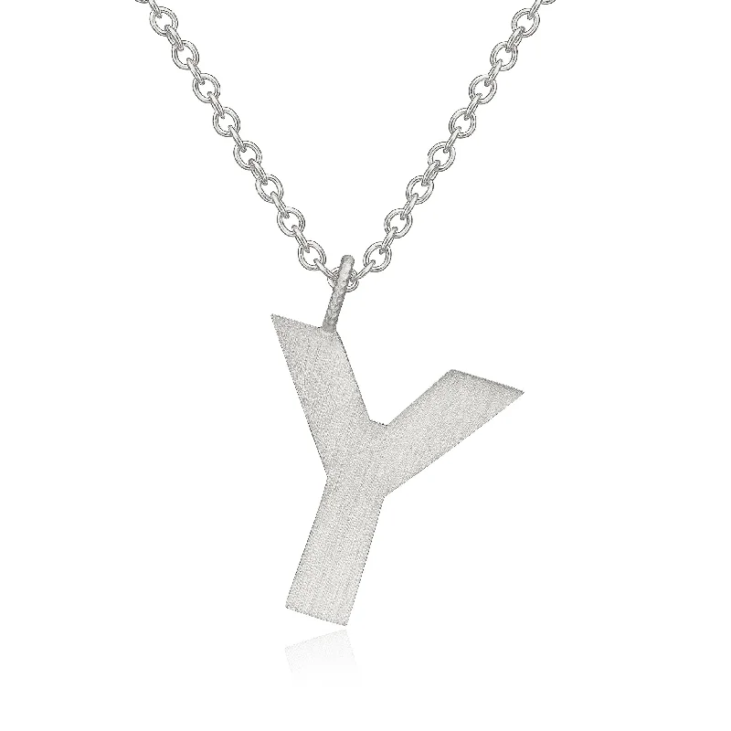 Affordable Glamour – Premium Jewelry At Special Prices Letter Y Silver Necklace
