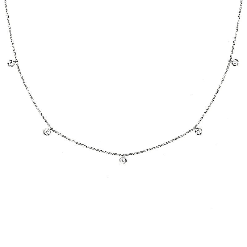Save On Luxury Jewelry Pieces – Limited-Time Offers Mini Choker Bezel 18K Whitegold Necklace w. Diamonds Save On Luxury Jewelry Pieces – Limited-Time Offers Mini Choker Bezel 18K Whitegold Necklace w. Diamonds