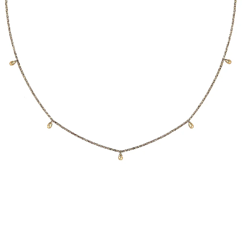Flash Jewelry Sale – Get Stunning Pieces At Low Prices Mini Choker Drops 18K Gold Necklace Flash Jewelry Sale – Get Stunning Pieces At Low Prices Mini Choker Drops 18K Gold Necklace