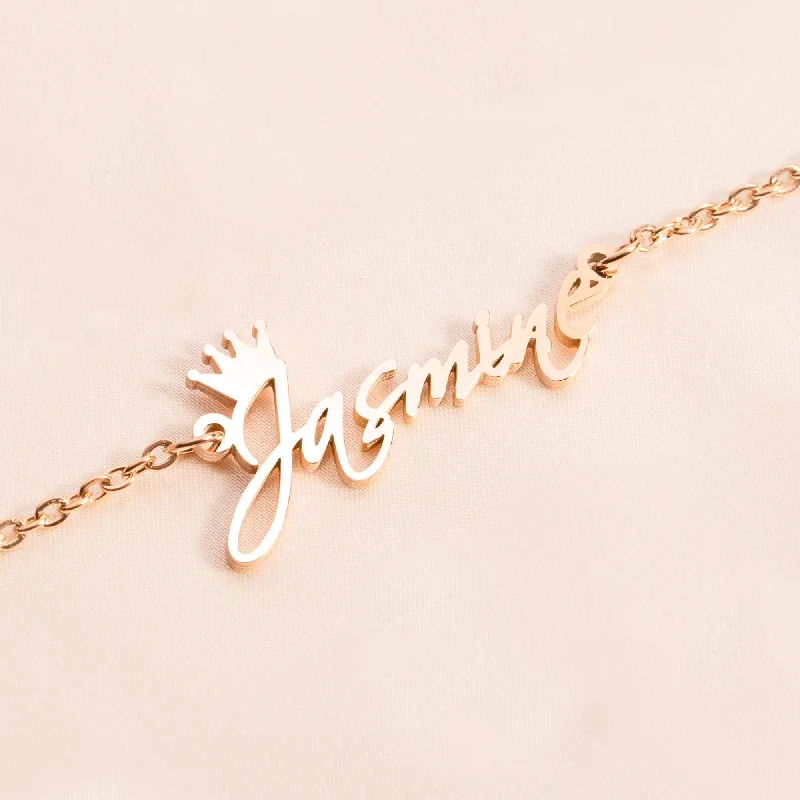 Flash Sale On Stunning Jewelry – Don't Miss Out Gold Charm Name Necklace