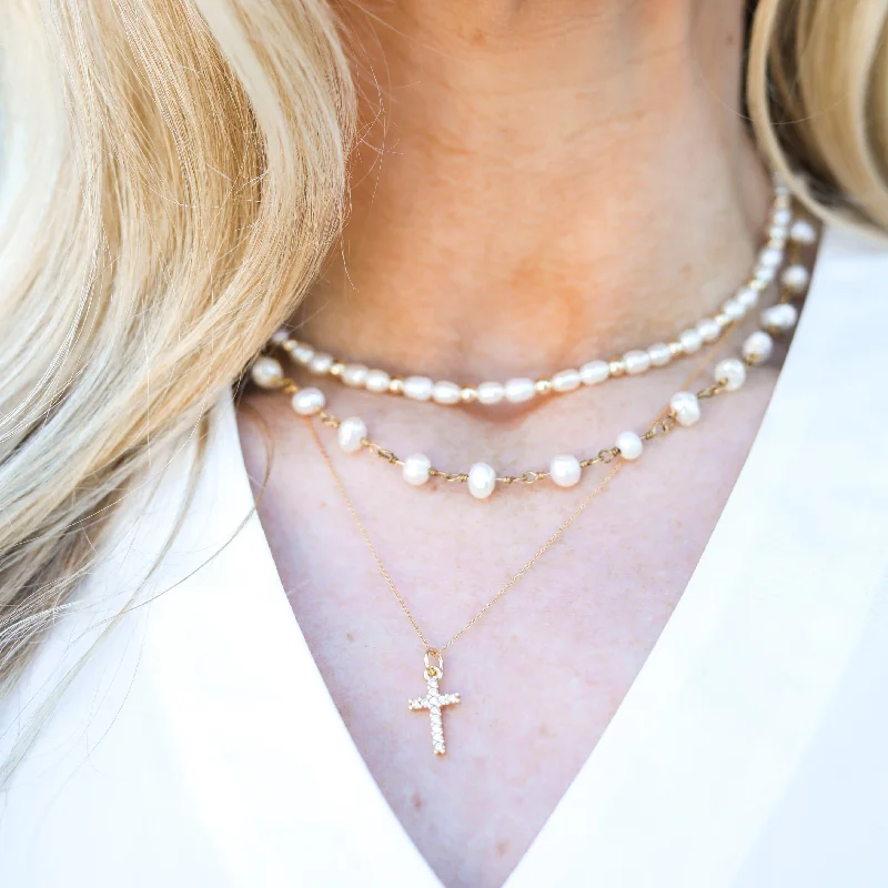 Personalized Jewelry At Special Discount Rates Gold Cross Necklace Stack