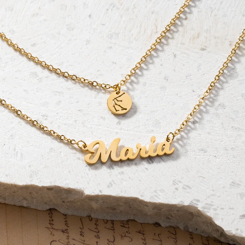 Affordable Elegance – Special Jewelry Sale Now Live Horoscope Name Necklace