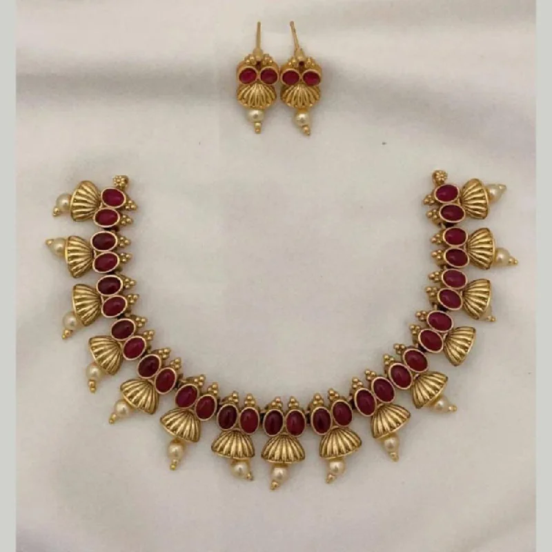 Once-A-Year Jewelry Deals – Shop Before They’Re Gone Joyful Jewel Art Matte Gold Plated Pota Stone Necklace Set Once-A-Year Jewelry Deals – Shop Before They’Re Gone Joyful Jewel Art Matte Gold Plated Pota Stone Necklace Set
