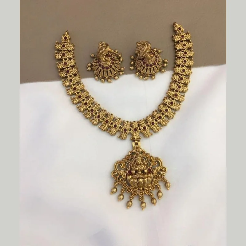 Shop Signature Jewelry Styles At Exclusive Prices Joyful Jewel Art Matte Gold Plated Pota Stone Temple Necklace Set Shop Signature Jewelry Styles At Exclusive Prices Joyful Jewel Art Matte Gold Plated Pota Stone Temple Necklace Set