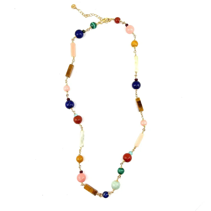 Shop Trending Jewelry With Exclusive Savings Anette 14K Goldfilled Necklace w. Gemstones Shop Trending Jewelry With Exclusive Savings Anette 14K Goldfilled Necklace w. Gemstones