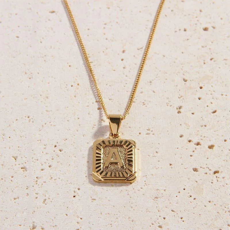 Luxury Jewelry Clearance – Shop Premium Styles Now Letter Necklaces