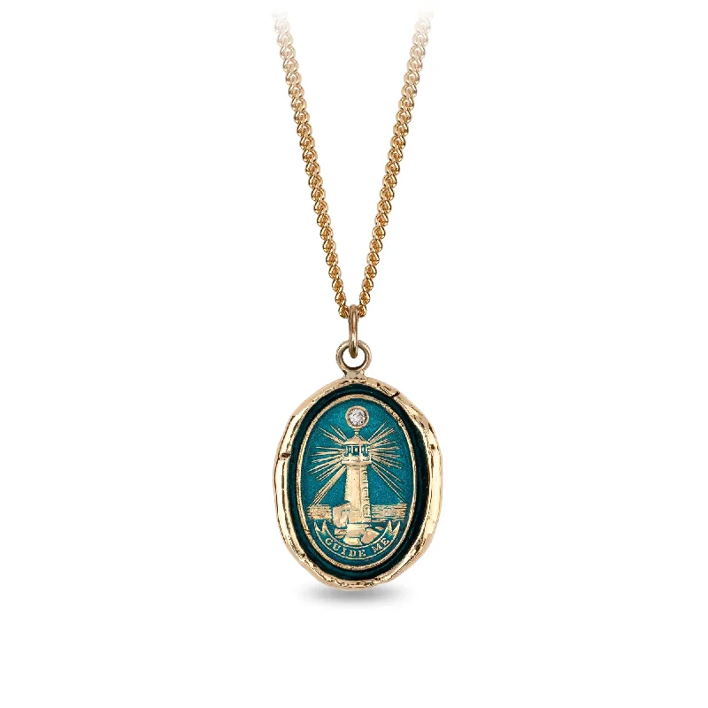 Limited-Time Offer On Premium Jewelry Collections Lighthouse 14K Gold Diamond Set Signature Talisman - True Colors Limited-Time Offer On Premium Jewelry Collections Lighthouse 14K Gold Diamond Set Signature Talisman - True Colors