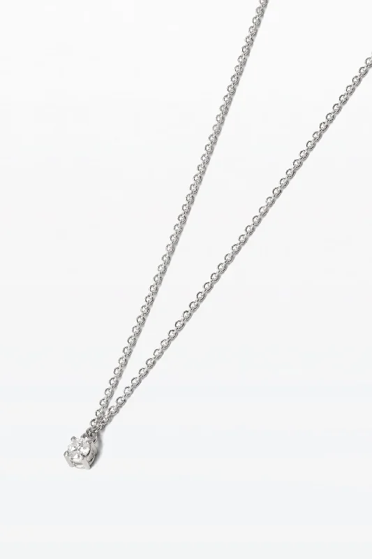 Limited-Stock Jewelry Sale – Once It's Gone, It's Gone Anthology 01 18K Whitegold Necklace w. Diamond Limited-Stock Jewelry Sale – Once It's Gone, It's Gone Anthology 01 18K Whitegold Necklace w. Diamond
