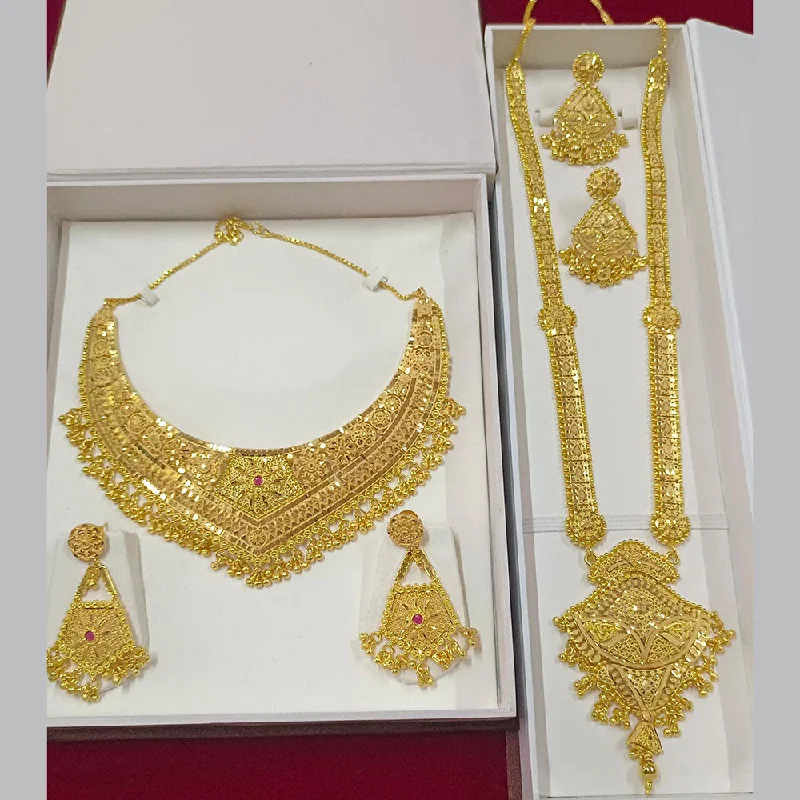 Make Your Outfit Shine With Discounted Jewelry Pari Art Jewellery Forming Double Necklace Set Make Your Outfit Shine With Discounted Jewelry Pari Art Jewellery Forming Double Necklace Set