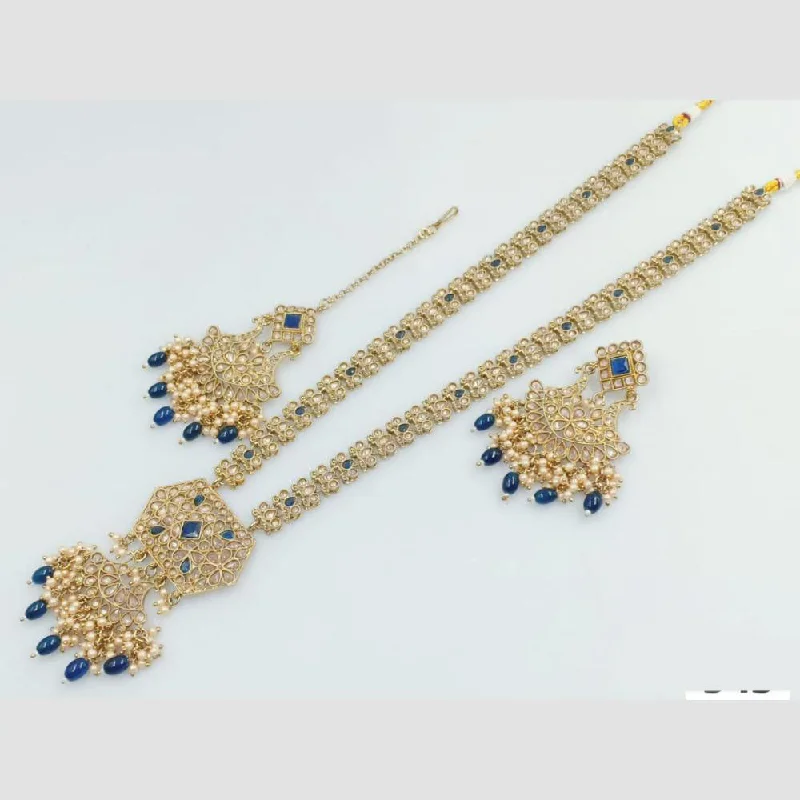 Special Jewelry Deals – Upgrade Your Collection Rani Sati Jewels Gold Plated Crystal Stone And Pearl Long Necklace Set Special Jewelry Deals – Upgrade Your Collection Rani Sati Jewels Gold Plated Crystal Stone And Pearl Long Necklace Set