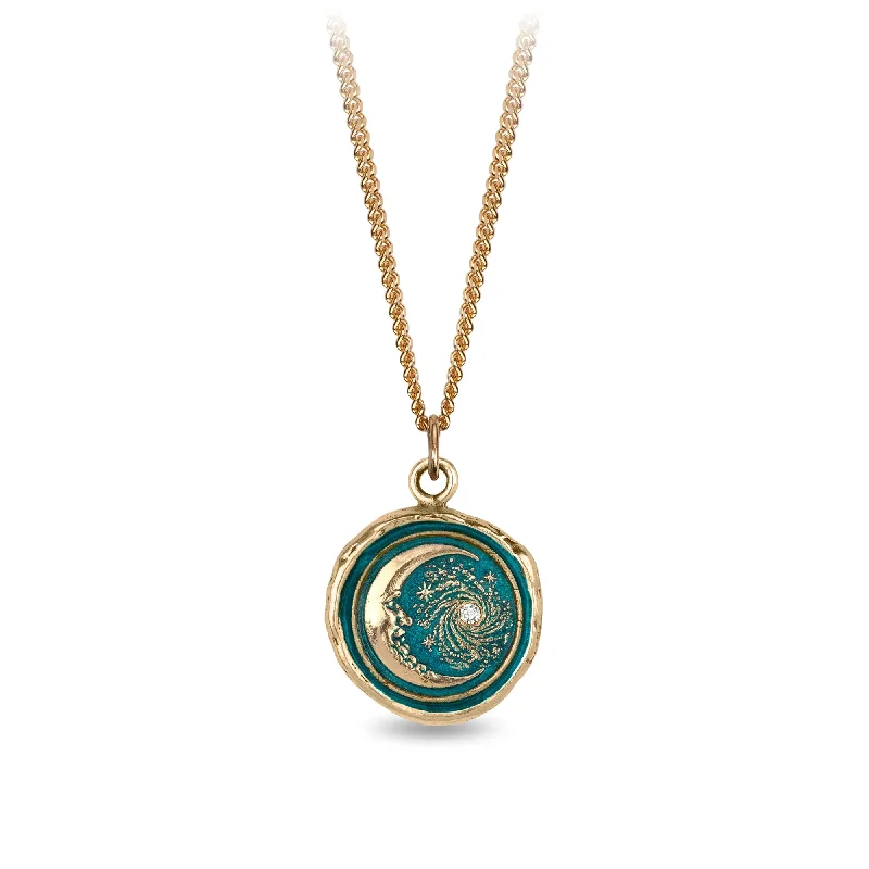Seasonal Jewelry Deals – Elevate Your Style Trust The Universe 14K Gold Diamond Set Signature Talisman - True Colors Seasonal Jewelry Deals – Elevate Your Style Trust The Universe 14K Gold Diamond Set Signature Talisman - True Colors