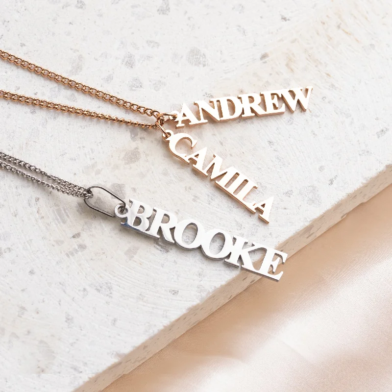 Seasonal Jewelry Clearance – Best Styles At The Lowest Prices Vertical ID Name Necklace Seasonal Jewelry Clearance – Best Styles At The Lowest Prices Vertical ID Name Necklace