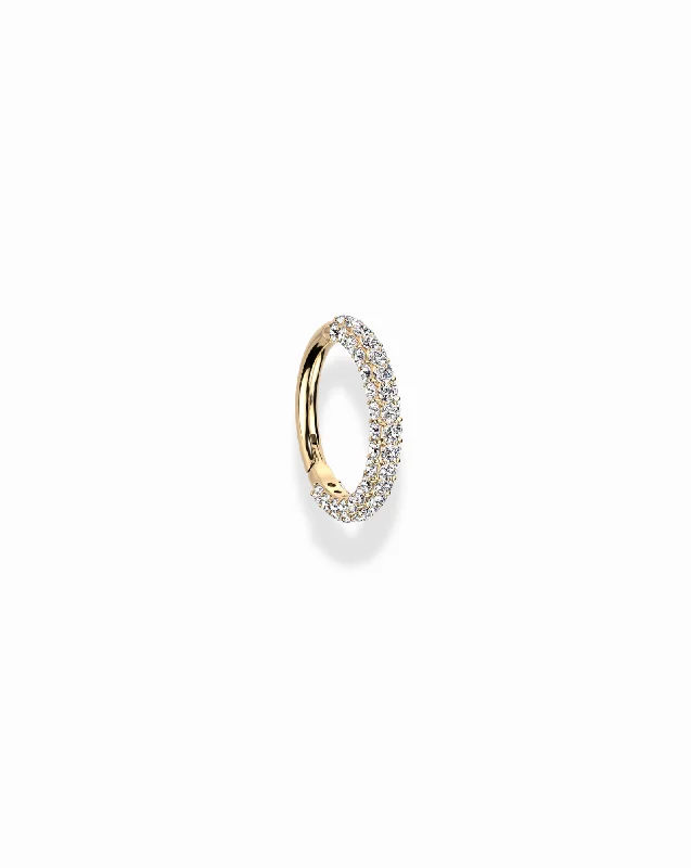 Sparkle For Less – Shop Our Limited-Time Jewelry Deals 14k Pave Wrapped Hoop