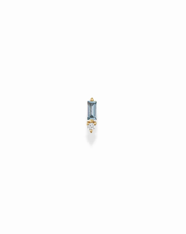 Romantic Heart-Shaped Jewelry For Special Gifts 14k Something Blue Stud